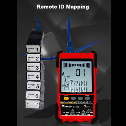 TOOLTOP 600m/1968ft Network Cable Length 2 in 1 Network Cable Finder Multimeter(7 pcs/set) - Digital Multimeter by TOOLTOP | Online Shopping UK | buy2fix