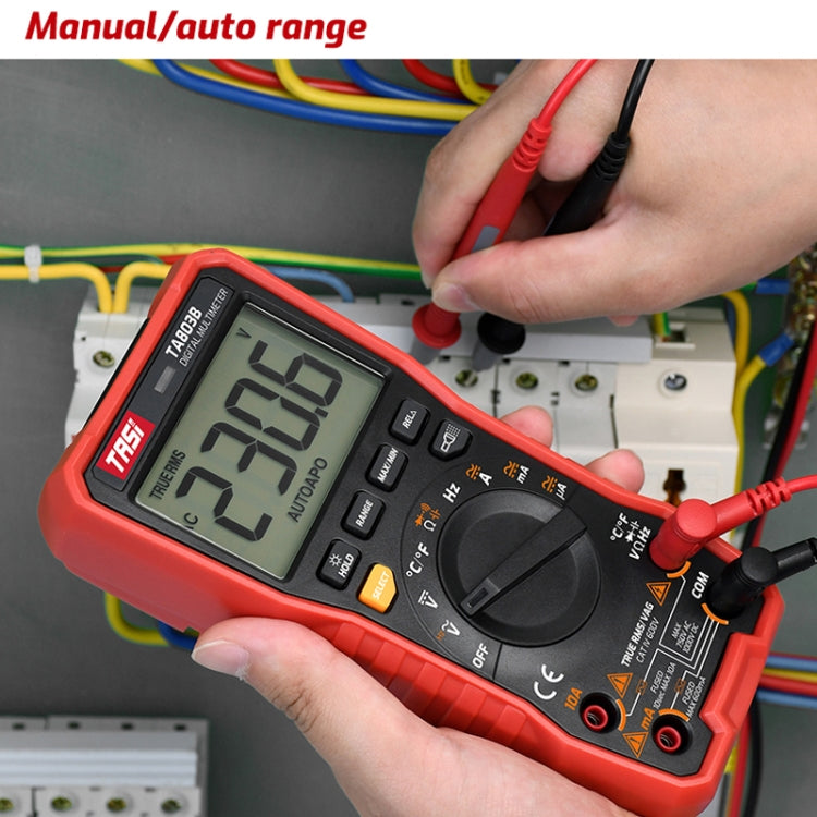 TASI TA803C Digital High Precision Multimeter Digital Display Household Multifunction Electrician Multimeter - Digital Multimeter by TASI | Online Shopping UK | buy2fix