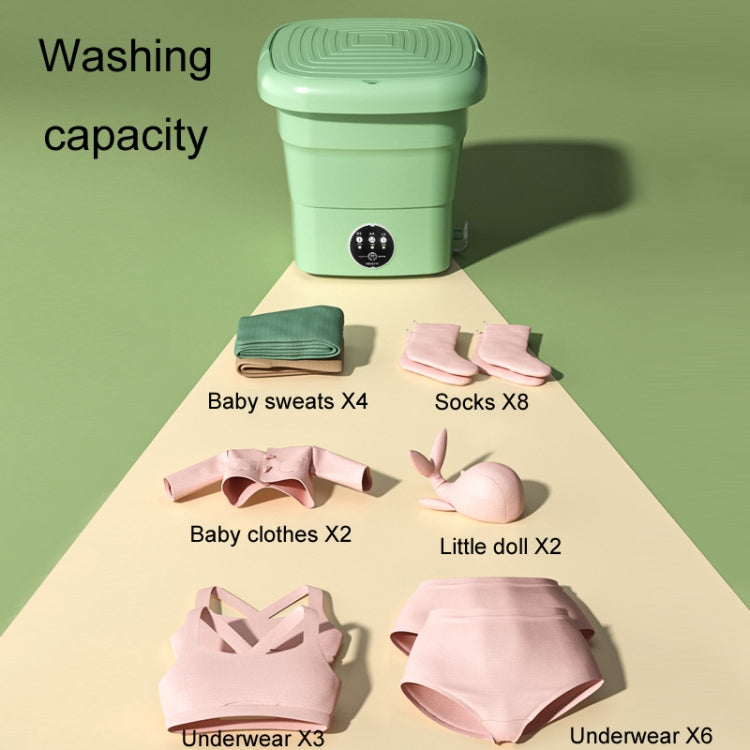 4.5L Mini Portable Folding Household Washing Machine Underwear Washer, Color: Lake Blue(EU Plug) - Washing Machines & Accessories by buy2fix | Online Shopping UK | buy2fix