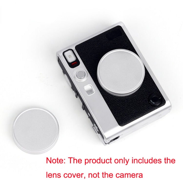 For FUJIFILM Instax Mini EVO Camera Lens Cap Aluminum Alloy Protective Cover(Silver) - Lens Cap by buy2fix | Online Shopping UK | buy2fix