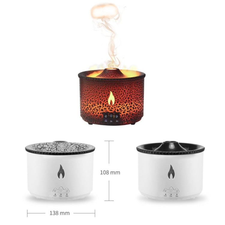 Volcanic Essential Oil Aroma Diffuser Ultrasonic Air Humidifier, Model: Full Split Remote Control(UK Plug) - Air Purifiers & Accessories by buy2fix | Online Shopping UK | buy2fix