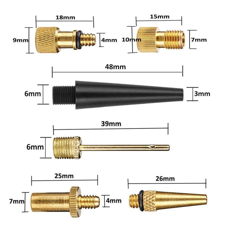 25 in 1 SV/AV/DV Bicycle Valve Adapter Set Bike Ball Pump Accessories - Tire Valve Caps by buy2fix | Online Shopping UK | buy2fix