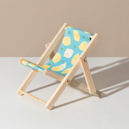 Wooden Craft Mini Desktop Ornament Photography Toys Beach Chair Phone Holder, Style: D - Wooden Props by buy2fix | Online Shopping UK | buy2fix