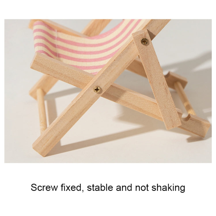 Wooden Craft Mini Desktop Ornament Photography Toys Beach Chair Phone Holder, Style: G - Wooden Props by buy2fix | Online Shopping UK | buy2fix