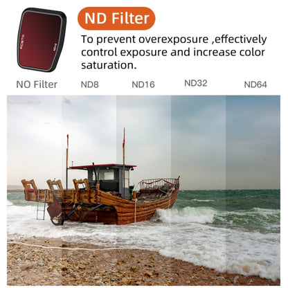 For DJI Air 3 RCSTQ Multi-Layer Coating Waterproof  Filter, Spec: ND-PL8/16/32/64 4-in-1 - Lens Filter by RCSTQ | Online Shopping UK | buy2fix