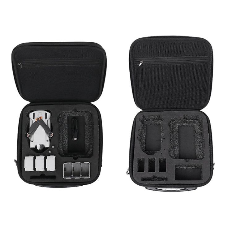 For DJI Mini 3/Mini 3 Pro Drone Storage Bag Box Shoulder Bag Suitcase(Black) - Backpacks & Bags by buy2fix | Online Shopping UK | buy2fix