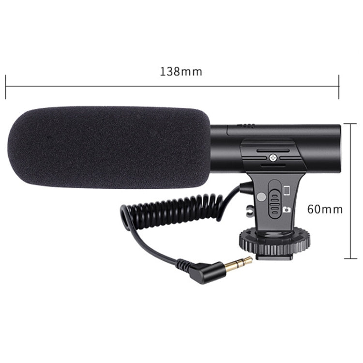 Video Recording Live Camera Mobile Conference Recording Microphone(Black) - Microphone by buy2fix | Online Shopping UK | buy2fix