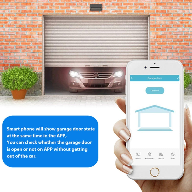 Tuya APP Remote Control WIFI Smart Garage Door Controller, Specification: EU Plug - Smart Switch by Tuya | Online Shopping UK | buy2fix