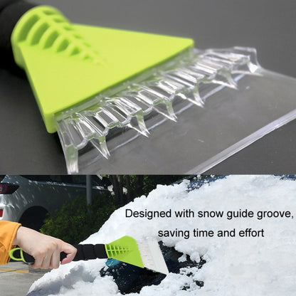 Car De-icer Shovel Multifunctional Frost Scraping Snow Sweeping Brush(Green) - Ice Scraper by buy2fix | Online Shopping UK | buy2fix