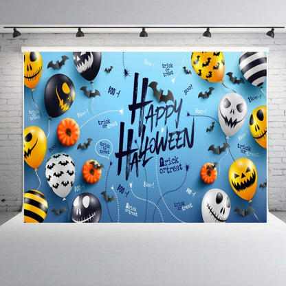 1.25x0.8m Holiday Party Photography Background Halloween Decoration Hanging Cloth, Style: WS-207 - Cartoon by buy2fix | Online Shopping UK | buy2fix