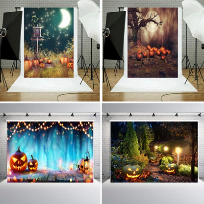 1.25x0.8m Holiday Party Photography Background Halloween Decoration Hanging Cloth, Style: C-1256 - Cartoon by buy2fix | Online Shopping UK | buy2fix