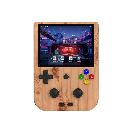 ANBERNIC  RG405V 4+128G 10000+ Games Handheld Game Console 4-Inch IPS Screen Android 12 System T618 64-Bit Game Player(Wood Grain) - Pocket Console by ANBERNIC | Online Shopping UK | buy2fix