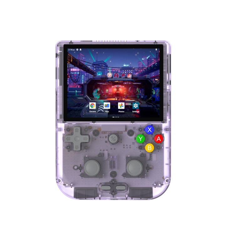 ANBERNIC  RG405V 4+128G 7000+ Games Handheld Game Console 4-Inch IPS Screen Android 12 System T618 64-Bit Game Player(Transparent Purple) - Pocket Console by ANBERNIC | Online Shopping UK | buy2fix