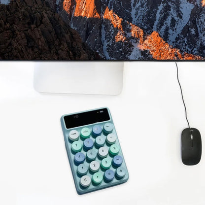 Q3 2.4G Mini Wireless Office Digital Keyboard Cash Register Financial Accounting Password Keypad(Pink) - Mini Keyboard by buy2fix | Online Shopping UK | buy2fix