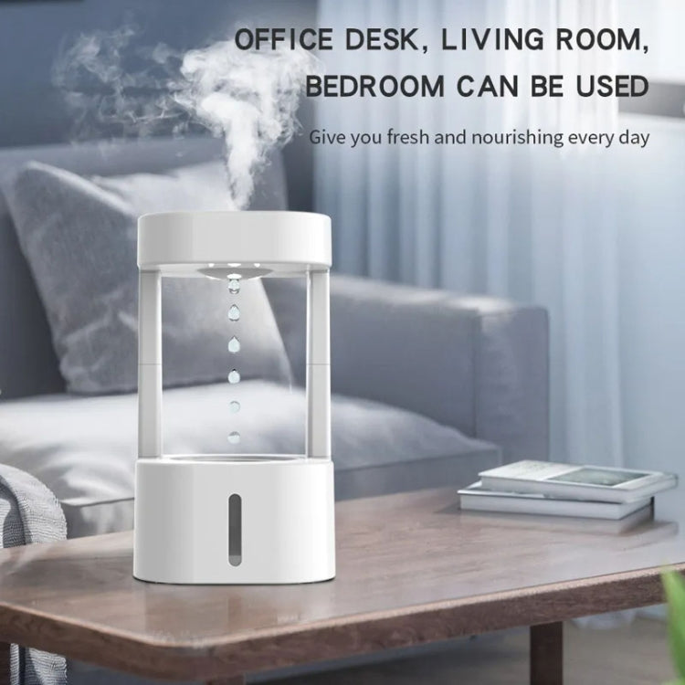 580ml Anti-gravity Humidifier Water Droplet Backflow Atomizer Aromatherapy Machine(White Light) - Air Purifiers & Accessories by buy2fix | Online Shopping UK | buy2fix