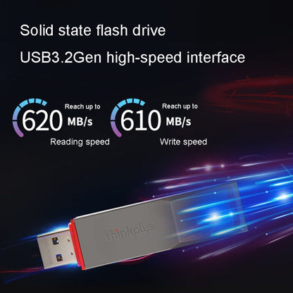 Lenovo Thinkplus TU180 Pro USB3.2 Metal Mobile Flash Drive, Capacity: 1000G - USB Flash Drives by Lenovo | Online Shopping UK | buy2fix