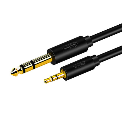 JINGHUA 3.5mm To 6.5mm Audio Cable Amplifier Guitar 6.35mm Cable, Length: 5m - Microphone Audio Cable & Connector by JINGHUA | Online Shopping UK | buy2fix