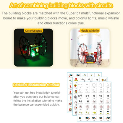 Yahboom Micro: Bit Self-Balancing Block Building Programmable APP Control Robot Kit, Spec: Tumblebit Superbit - Components Kits by Yahboom | Online Shopping UK | buy2fix