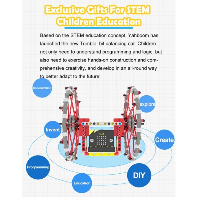 Yahboom Micro: Bit Self-Balancing Block Building Programmable APP Control Robot Kit, Spec: Tumblebit Superbit - Components Kits by Yahboom | Online Shopping UK | buy2fix