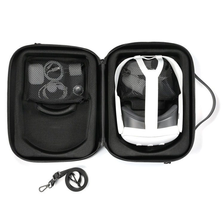 For Apple Vision Pro Headset Multifunctional Storage Bag Carrying Case(Black) - VR Accessories by buy2fix | Online Shopping UK | buy2fix