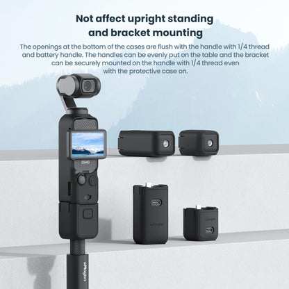 For DJI Osmo Pocket 3 AMagisn Silicone Protection Case Movement Camera Accessories, Style: 7 In 1 Blue - Case & Bags by aMagisn | Online Shopping UK | buy2fix