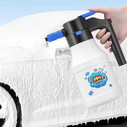 SUITU ST-6322 1.5L Car Washing Electrical Foam Sprayer Rechargeable Automobile Foam Pot(White) - Car washing supplies by SUITU | Online Shopping UK | buy2fix