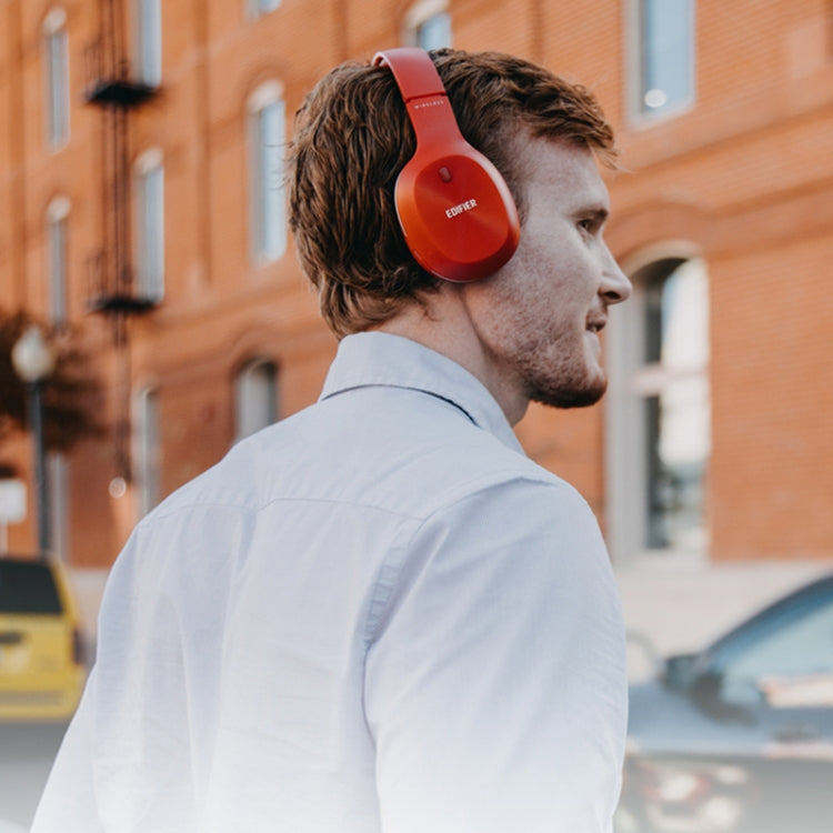 Edifier W800BT Bluetooth 5.0 Wireless Bluetooth Music Headset(Red) - Headset & Headphone by Edifier | Online Shopping UK | buy2fix