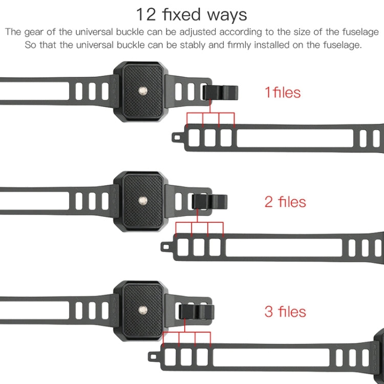 RCSTQ Universal Expansion Buckle Damping Bracket Set for DJI Mavic Air 2 Pro / Femi FIMI - DJI & GoPro Accessories by RCSTQ | Online Shopping UK | buy2fix