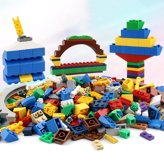 1000 in 1 Intelligent Toys DIY ABS Material Building Blocks with 4 Random Toy Persons, Random Color Delivery - Building Blocks by buy2fix | Online Shopping UK | buy2fix