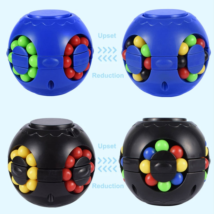 3 PCS Round Finger Magic Bean Cube Toy Children Intelligence Fingertip Spinning Top, Random Color Delivery - Magic Cubes by buy2fix | Online Shopping UK | buy2fix