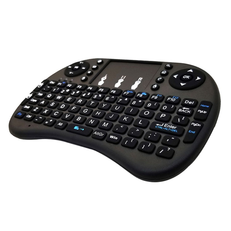 Support Language: Spanish i8 Air Mouse Wireless Keyboard with Touchpad for Android TV Box & Smart TV & PC Tablet & Xbox360 & PS3 & HTPC/IPTV - MINI PC Accessories & Gadgets by buy2fix | Online Shopping UK | buy2fix