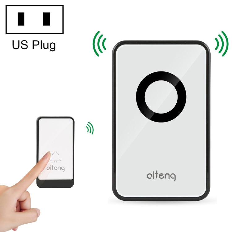 AITENG V018J Wireless Batteryless WIFI Doorbell, US Plug - Wireless Doorbell by AITENG | Online Shopping UK | buy2fix