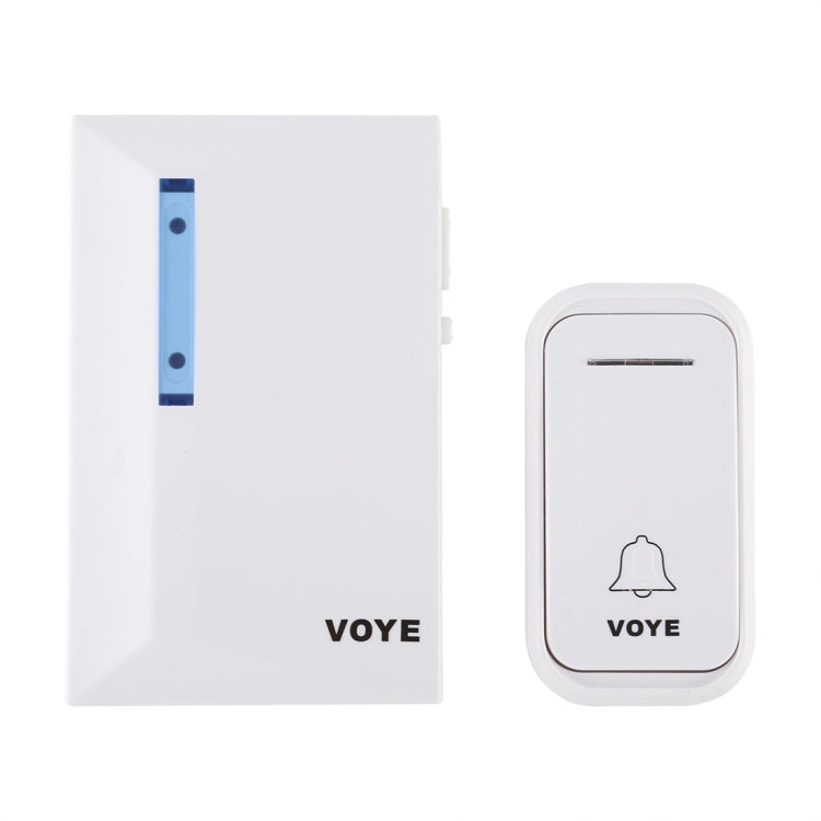 VOYE V015F Home Music Remote Control Wireless Doorbell with 38 Polyphony Sounds (White) - Wireless Doorbell by VOYE | Online Shopping UK | buy2fix