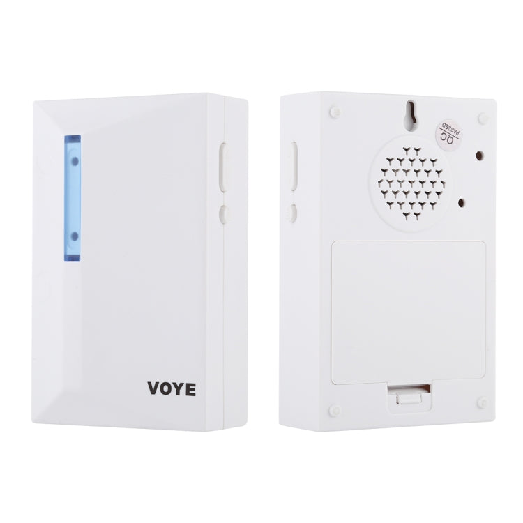 VOYE V015F Home Music Remote Control Wireless Doorbell with 38 Polyphony Sounds (White) - Wireless Doorbell by VOYE | Online Shopping UK | buy2fix