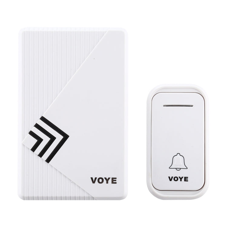 VOYE V022F Home Music Remote Control Wireless Doorbell with 38 Polyphony Sounds (White) - Wireless Doorbell by VOYE | Online Shopping UK | buy2fix