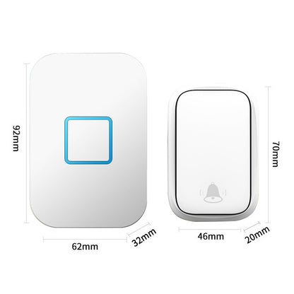 CACAZI FA88 Self-Powered Smart Home Wireless Doorbell, US Plug(White) - Security by CACAZI | Online Shopping UK | buy2fix