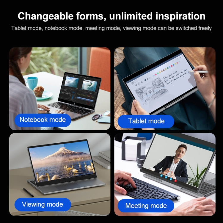 N95 Yoga Laptop, 15.6 inch, 12GB+128GB, Windows 10, Intel Alder Lake N95 Quad Core 1.7GHz-3.4GHz, Support Dual Band WiFi / BT - Others by buy2fix | Online Shopping UK | buy2fix