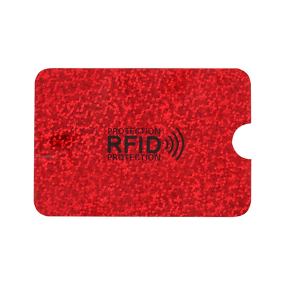 100pcs Aluminum Foil RFID Blocking Credit Card ID Bank Card Case Card Holder Cover, Size: 9 x 6.3cm (Red) - Antimagnetic RFID Package by buy2fix | Online Shopping UK | buy2fix