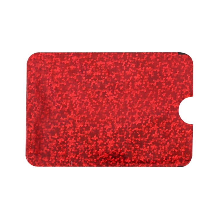 100pcs Aluminum Foil RFID Blocking Credit Card ID Bank Card Case Card Holder Cover, Size: 9 x 6.3cm (Red) - Antimagnetic RFID Package by buy2fix | Online Shopping UK | buy2fix